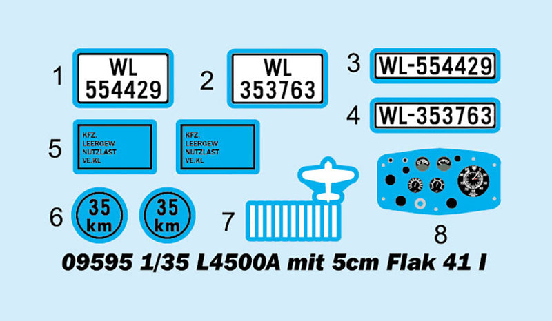 Trumpeter L4500A mit 5cm Flak 41 I 09595 1:35