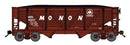 Bluford Shops N 63177 2-Bay War Emergency Composite Hopper, Monon