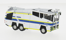 PREORDER Brekina HO PCX870327 2009 Rosenbauer Wasserwerfer 10000, Assembled, Slovenian Police (white, yellow, blue, Slovenian Lettering)