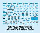 Trumpeter 07177 M983 Tractor with AN/TPY-2 X Band Radar 1:72