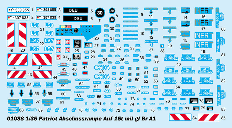 Trumpeter 01088 Patriot Abschussrampe Auf 15t mil gl Br A1 1:35