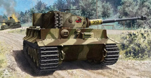 Academy Models 13431 Tiger 1 Late 1:72