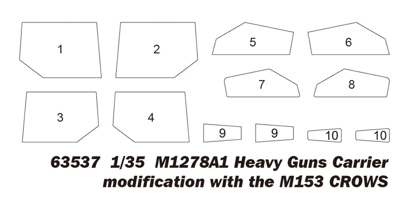 I Love Kit 63537 1:35 M1278A1 Heavy Guns Carrier Modification With The M153 CROWS