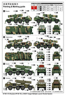 Trumpeter 07180 Russian 9P140 TEL of 9K57 Uragan Multiple Launch Rocket System 1:72