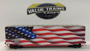 Value Trains USA HO 10045 Boxcar, Value Trains USA Waving American Flag Special Edition