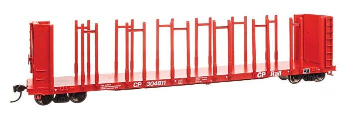 Walthers Mainline HO 50804 63' Pulpwood Flatcar, Canadian Pacific