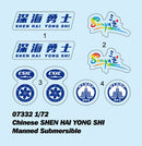 Trumpeter 07332 4500-meter Manned Submersible "Shen Hai Yong Shi" 1:72