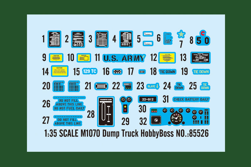 HobbyBoss M1070 Dump Truck 85526 1:35