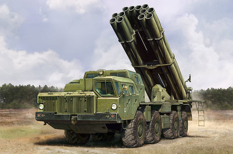 Hobby Boss 1/72 Russian 9A52-2 Smerch-M multiple Rocket Launcher of RSZO 9k58 Smerch MRLS