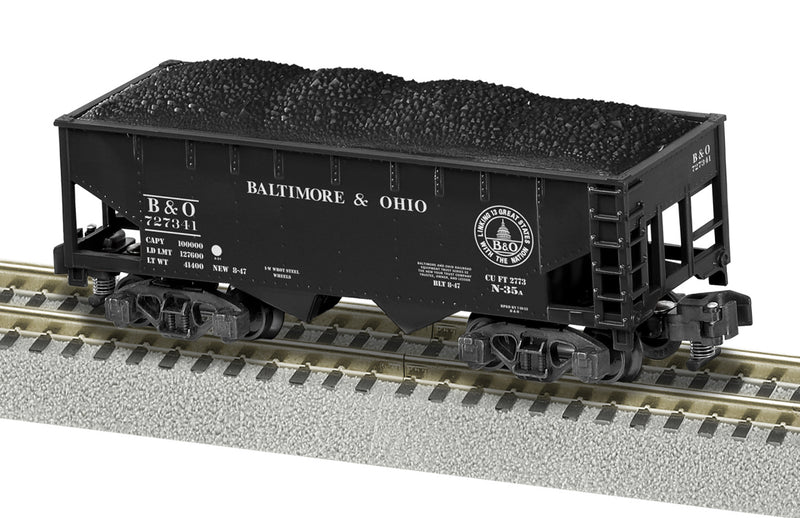 Lionel S 6-44093 American Flyer 2-Bay Hopper, Baltimore and Ohio