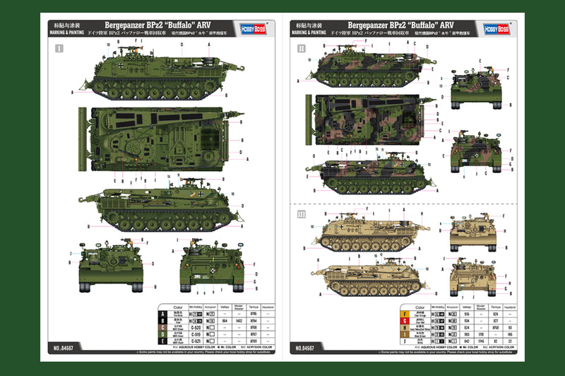 HobbyBoss Bergepanzer BPz2 â€œBuffaloâ€ ARV 84567 1:35