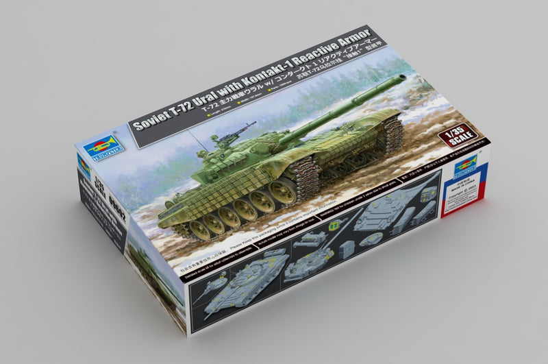 Trumpeter Soviet T-72 Ural with Kontakt-1 Reactive Armo 09602 1:35