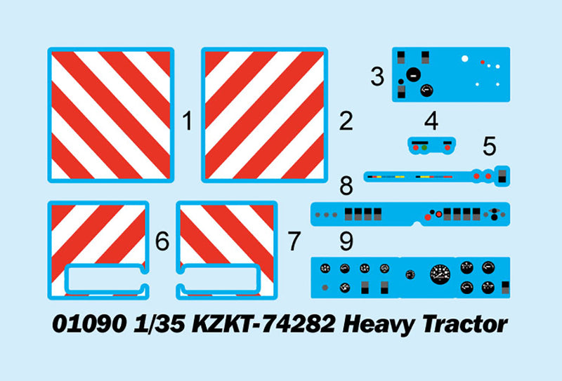 Trumpeter 01090 KZKT-74282 Heavy Tractor 1:35