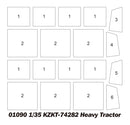 Trumpeter 01090 KZKT-74282 Heavy Tractor 1:35