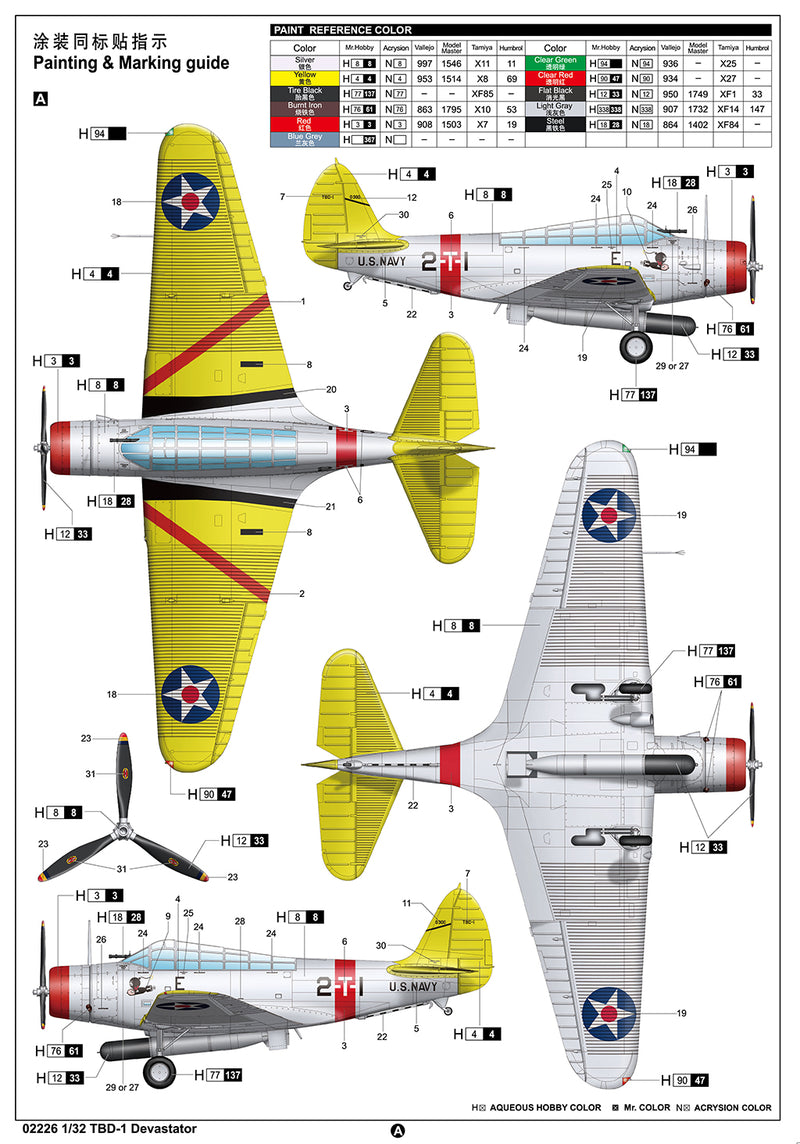 Trumpeter TBD-1 Devastator 02226 1:32