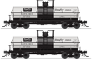 PREORDER Broadway Limited Imports HO 10359 6000 Gallon Tank, Stauffer Chemical, Gray & Black, 2-pack, HO (SHPX #3505, SHPX #3