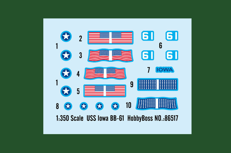 HobbyBoss USS Iowa BB-61 86517 1:350