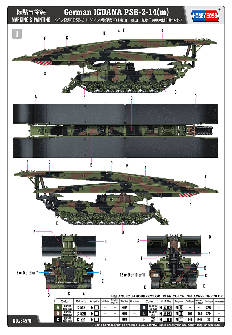 HobbyBoss German IGUANA PSB-2-14(m) 84570 1:35