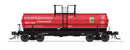 PREORDER Broadway Limited Imports HO 10351 6000 Gallon Tank, Columbia Southern, Red w/ PPG Logo, 2-pack, HO (SACX