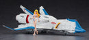 Hasegawa Models 64777 "Crusher Joe" Minerva (OVA version) w/Alfin (swimsuit) figure 1:400 Scale Model Kit
