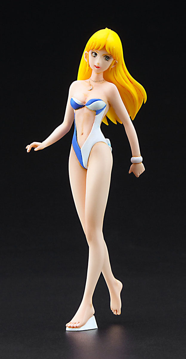 Hasegawa Models 64777 "Crusher Joe" Minerva (OVA version) w/Alfin (swimsuit) figure 1:400 SCALE MODEL KIT