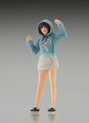 Hasegawa Models 64793 Mechatro Chunk No.02 “Grayish Mint” + Support Girl 1:35 Scale Model Kit