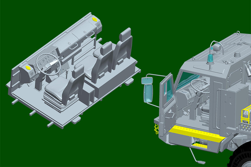 Trumpeter 72V6 of 96k6 Pantsir-S1 SPAAGM BAZ-6909 01087, 1:35