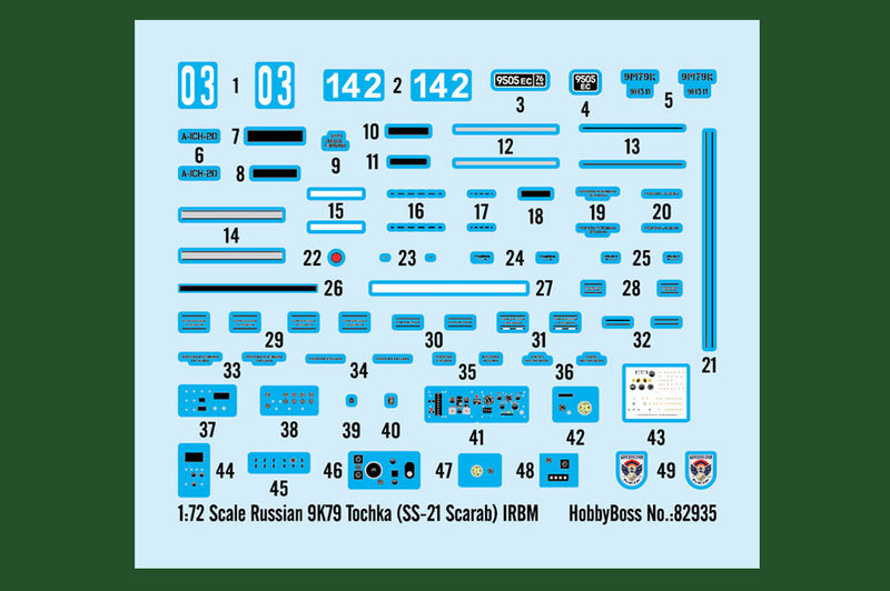 HobbyBoss Russian 9K79 Tochka (SS-21 Scarab) IRBM 82935 1:72