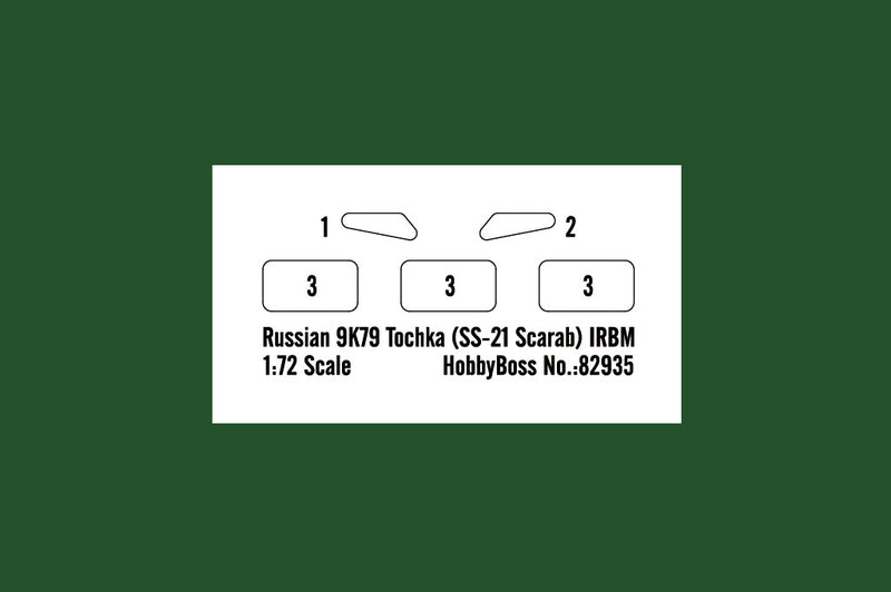 HobbyBoss Russian 9K79 Tochka (SS-21 Scarab) IRBM 82935 1:72