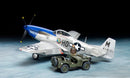 Tamiya 25205 US NA P-51D Mustang w/ 1/4 4x4 Light Vehicle