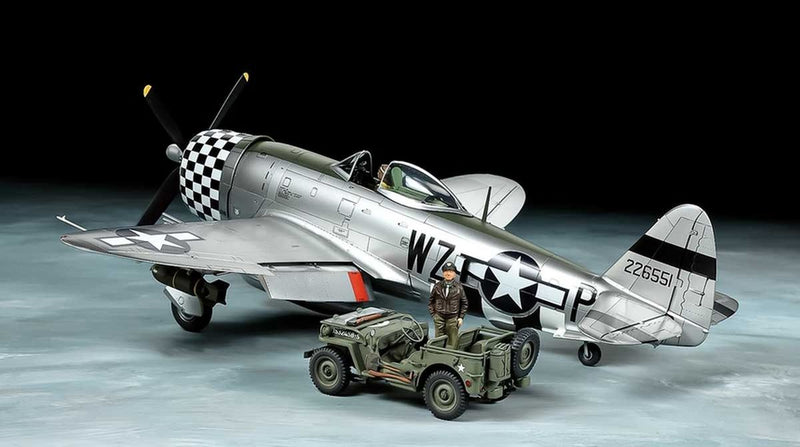Tamiya 25214 P-47D Thunderbolt & Jeep 1/48