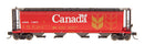PREORDER Intermountain N 65101 NSC 59' 4550 Cubic Foot Cylindrical Hopper with Trough Hatch, Canadian National CNWX