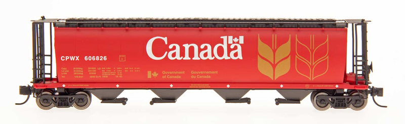 PREORDER Intermountain N 65102 NSC 59' 4550 Cubic Foot Cylindrical Hopper with Trough Hatch, Canadian National CPWX