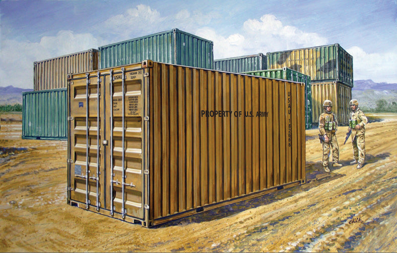 Italeri 6516 - SCALE 1 : 35 20Ã¢â‚¬â„¢ Military Container