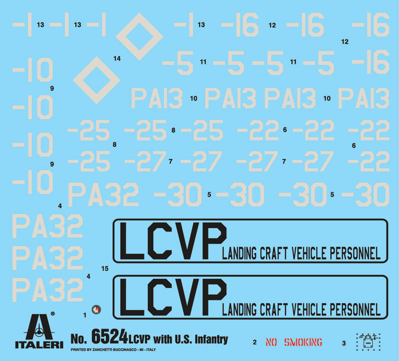 Italeri 6524 LCVP with U.S. INFANTRY 1:35