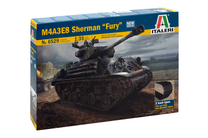 Italeri 6529 - SCALE 1 : 35 M4A3E8 SHERMAN "FURY"