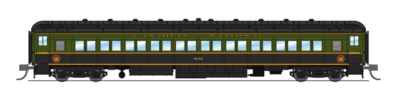 BLI 6541 CN 80' Passenger Coach, Green & Black, Single Car, N (Fantasy Paint Scheme)