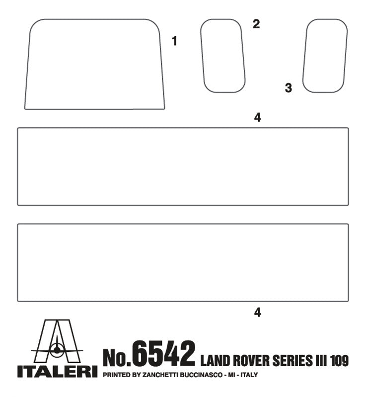 Italeri 6542 - SCALE 1 : 35 LAND ROVER SERIES III 109 "Guardia Civil"