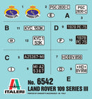 Italeri 6542 LAND ROVER SERIES III 109 "Guardia Civil" 1:35