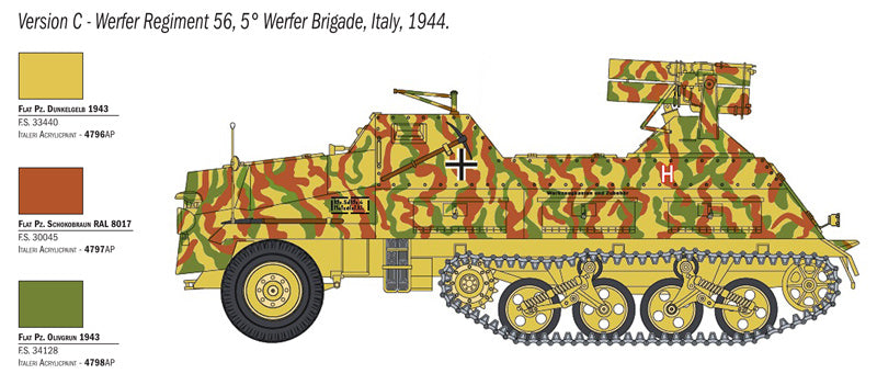 Italeri 6546 - SCALE 1 : 35 15 cm. PANZERWERFER 42 AUF SD.KFZ. 4/1