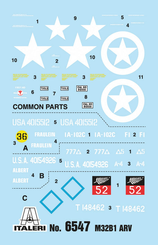 Italeri 6547 - SCALE 1 : 35 M32B1 ARV