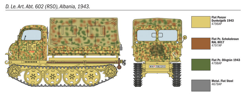 Italeri 6549 - SCALE 1 : 35 STEYR RSO/01 with GERMAN SOLDIERS