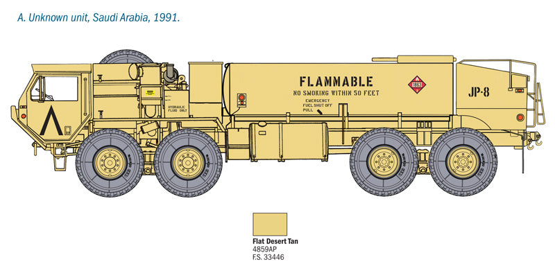 Italeri 6554 - SCALE 1 : 35 M978 FUEL SERVICING TRUCK