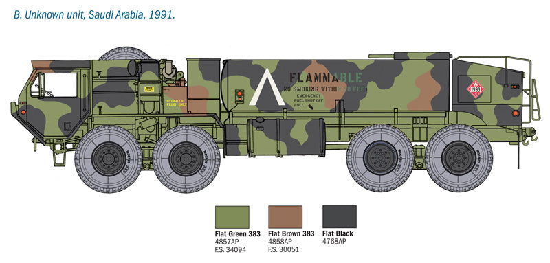 Italeri 6554 - SCALE 1 : 35 M978 FUEL SERVICING TRUCK