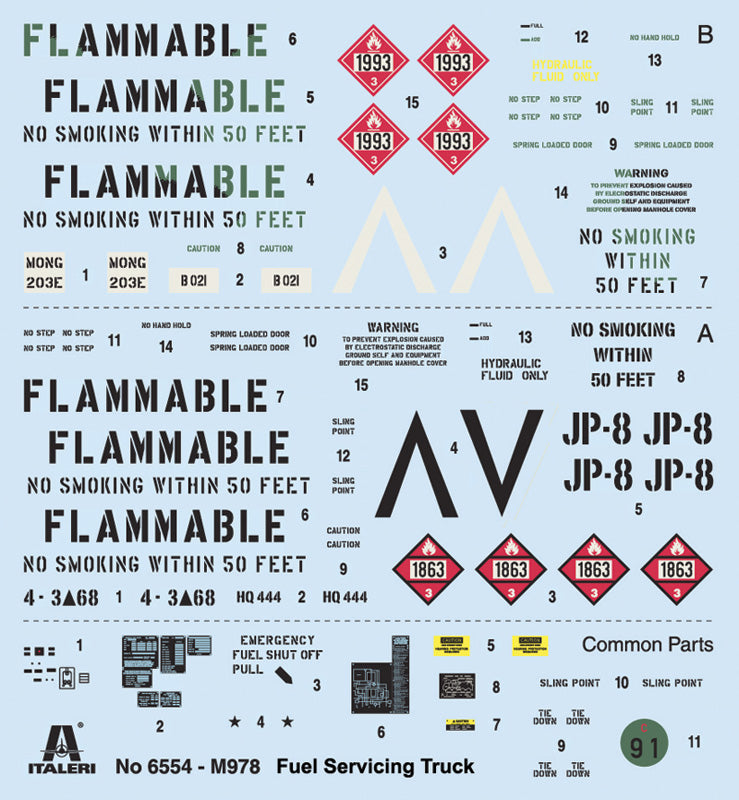 Italeri 6554 - SCALE 1 : 35 M978 FUEL SERVICING TRUCK