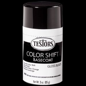 Testors 340912 Colorshift Spray - Black Basecoat