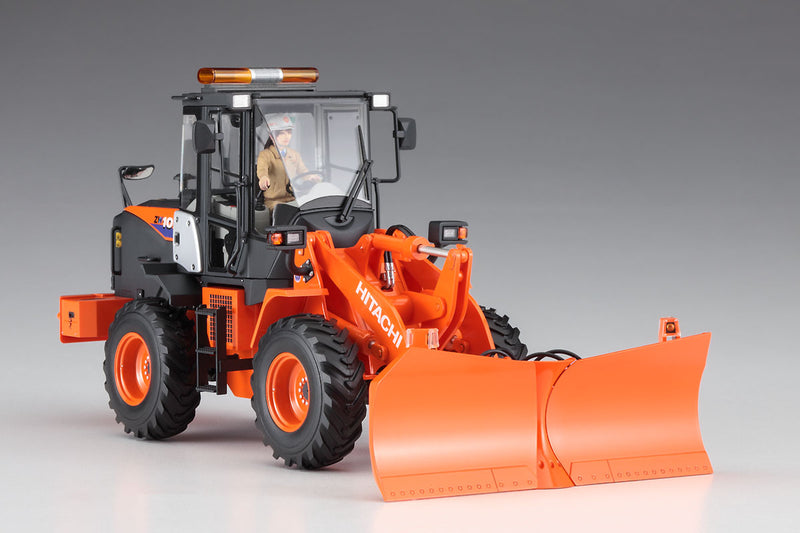 Hasegawa Models 66102 Hitachi Construction Machinery Wheel Loader ZW100-6 Multi-plow (snow removal) specification machine  1:35 SCALE MODEL KIT