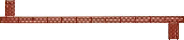 Kadee HO 2006 40' Morton-Style Running Boards, Boxcar Red 1 Pair