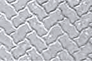 JTT Scenery Products HO 97430 Patterned Plastic Sheet 7-1/2 x 12", Interlocking Paving (2-Pack)
