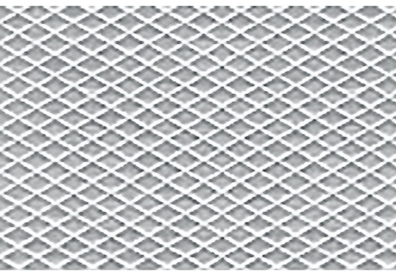 JTT Scenery Products 1 Scale 97462 Patterned Plastic Sheet 7-1/2 x 12", Tread Plate (2-Pack)